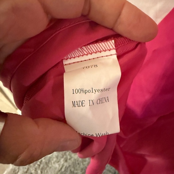 Pretty Garden Medium Elegant One-Shoulder Pink Dress - Picture 13 of 14